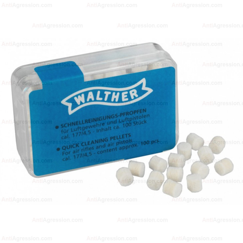 100 Tampons nettoyage rapide Walther