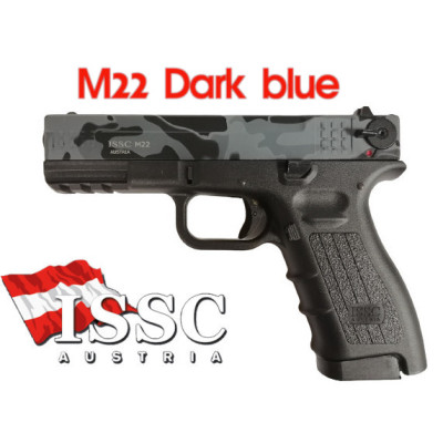 Pistolet ISSC M22 Dark Blue Military cal. 9mm Pak
