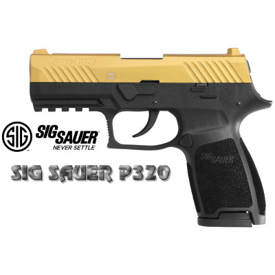 Pistolet à blanc SIG SAUER P320 cal.9mm P.A.K Gold Collector