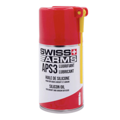 Huile de silicone lubrifiant APS3 pour armes 160 ml Swiss Arms