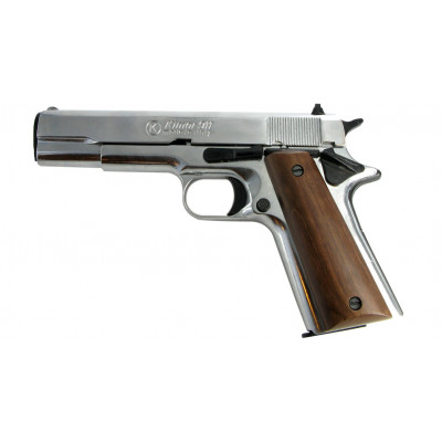 Pistolet type  "Colt 1911"  chromé cal. 9 mm