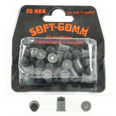 Munitions Soft-Gomm calibre 8.8x10 SAPL