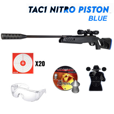 TAC1 blue Nitro piston 19,9J. cal. 4.5 mm + lunette 4x32