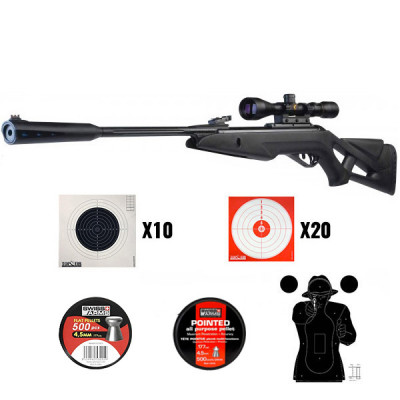 GAMO Whisper IGT 19.9 joules. cal 4.5 mm + lunette 4x32