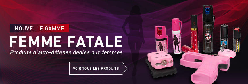 Pack defense electrique aérosol défense femme lacrymogène