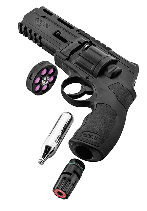 Kit de Défense Revolver CO2 Walther T4E HDR 50 cal. 50 - 11 joules