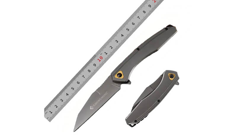 Couteau pliant tactique pour la survie