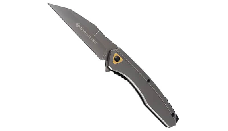 Couteau pliant tactique lame ouverte