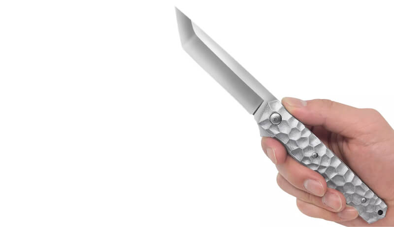 Manche en aluminium avec finition écaille