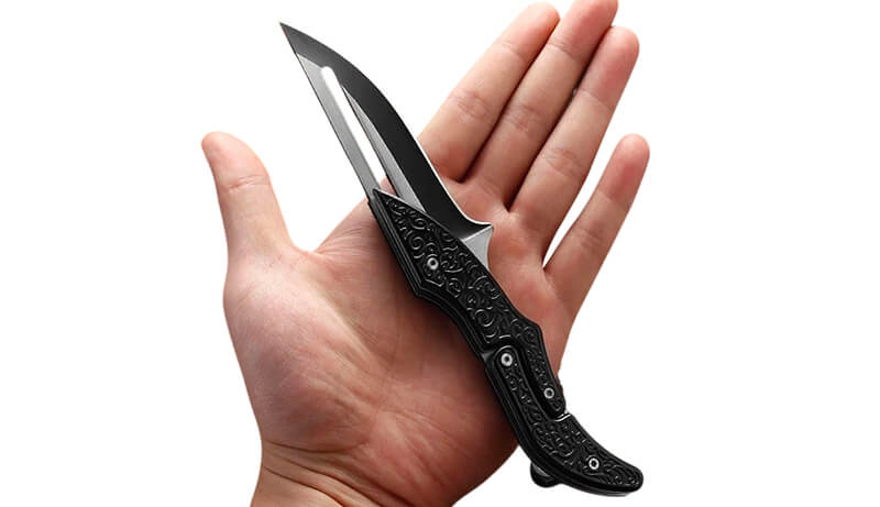 Poignée ergonomique du couteau
