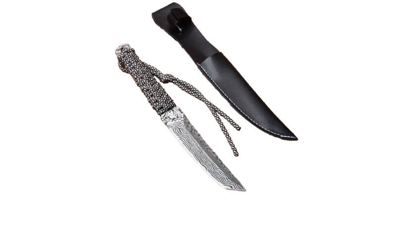 Petit couteau katana avec lame fixe