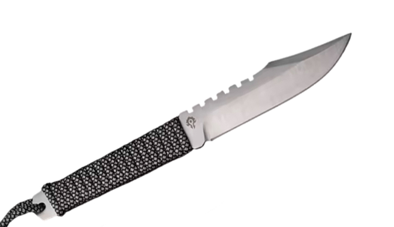 Couteau katana lame fixe vue générale