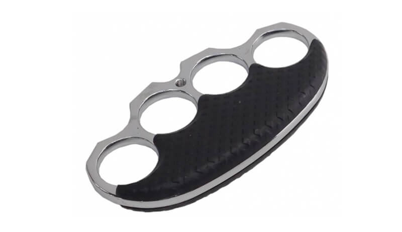 Vue détaillée du grip noir