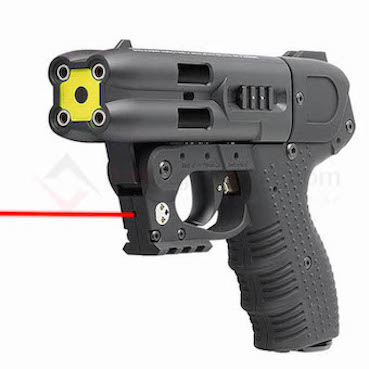 Pistolet jet protecteur JPX 4 laser compact + 4 cartouches OC - Piexon