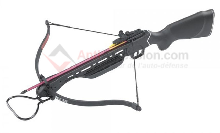 Arbalète Man Kung Recurve Crossbow avec crosse en bois