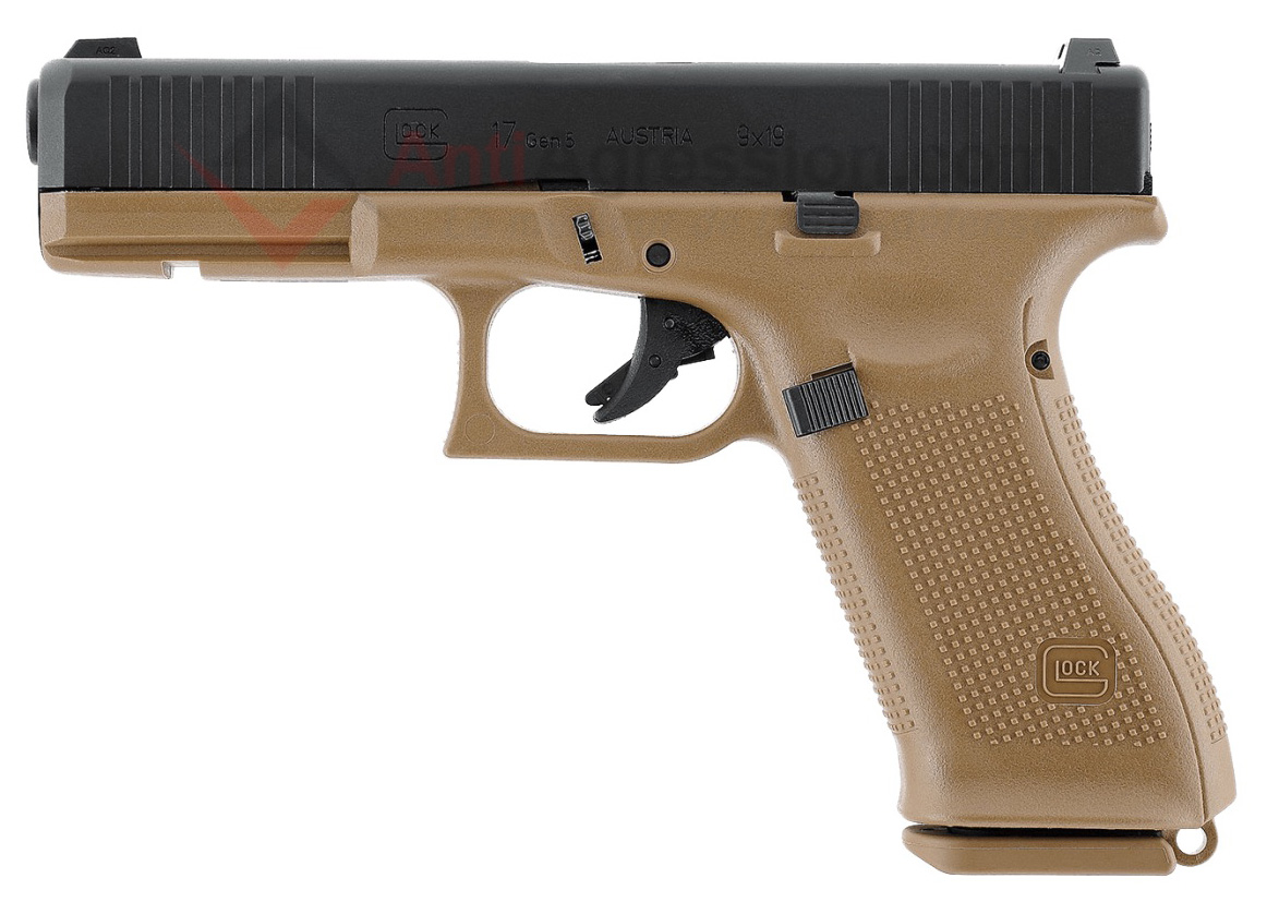 Accessoires du Glock 17 Gen5 6mm GBB French Edition Coyote
