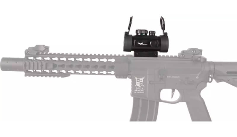 Finition métallique du viseur JS Tactical