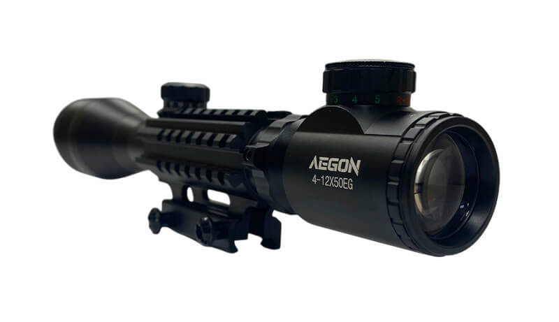 Lunette Aegon Optics C4-12x50 vue de côté