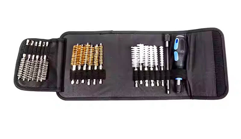 Trousse de nettoyage vue d'ensemble
