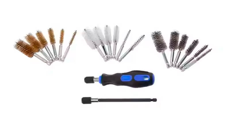 Détail des brosses incluses