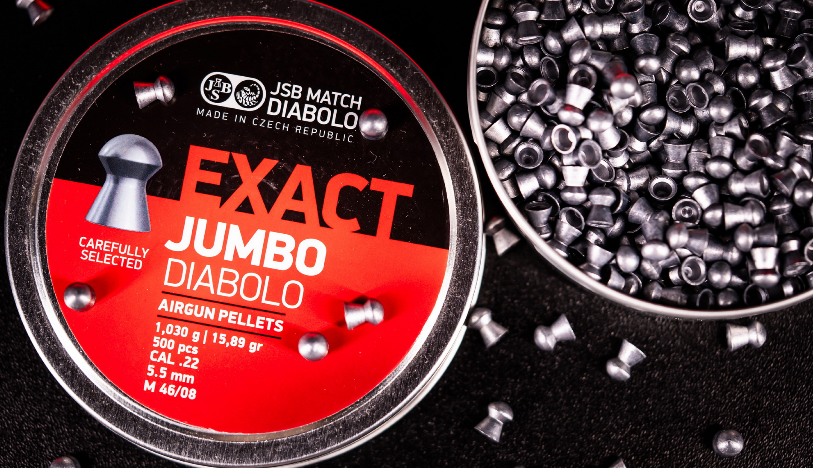 Boîte ouverte de plombs JSB EXACT JUMBO